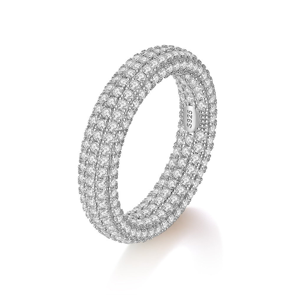 Falling in love at first sight - Full Moissanite Ring