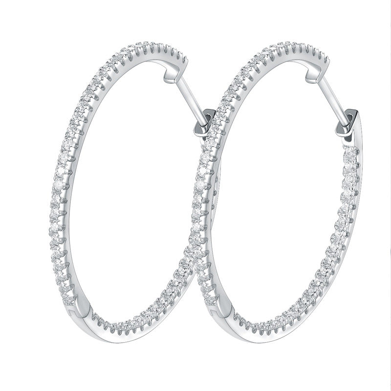 Interstellar Minimalist · All Moissanite Earrings