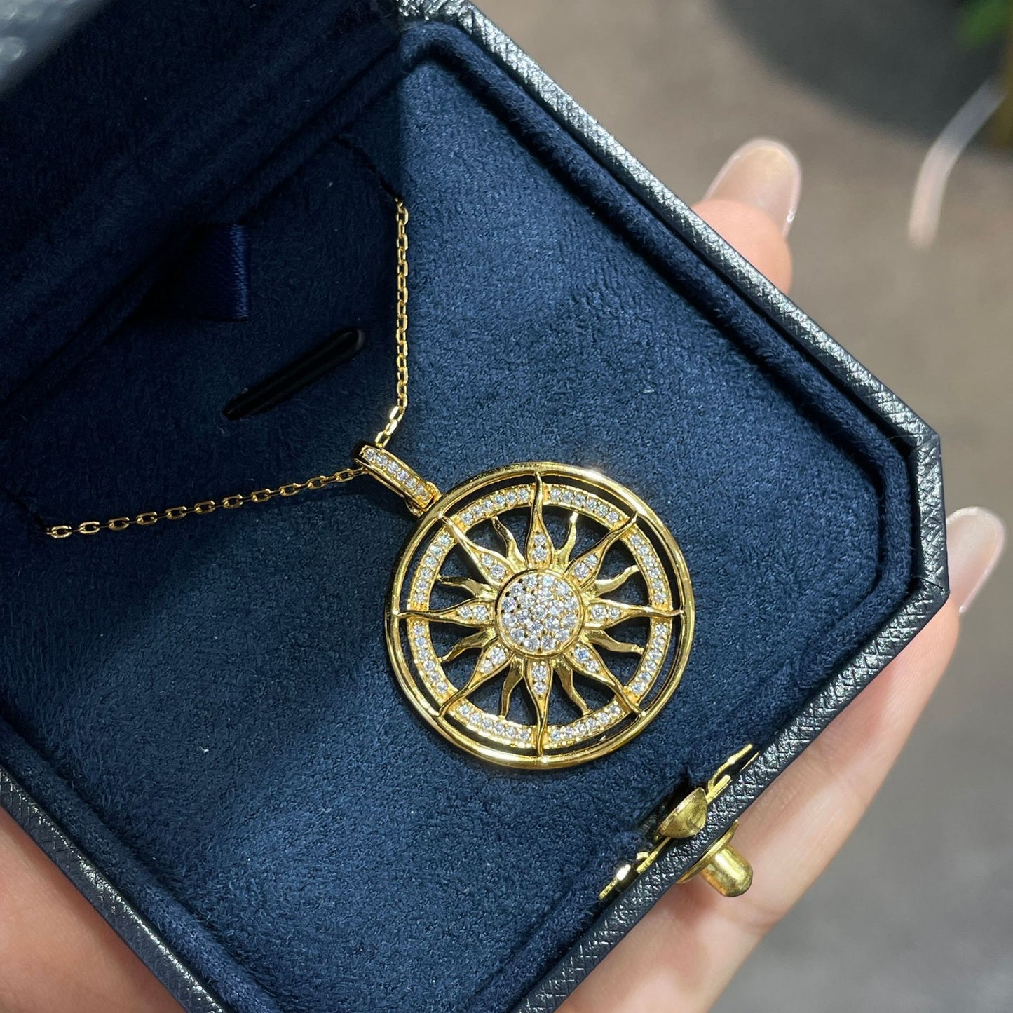 The Miracle of the Sun - Moissanite Necklace