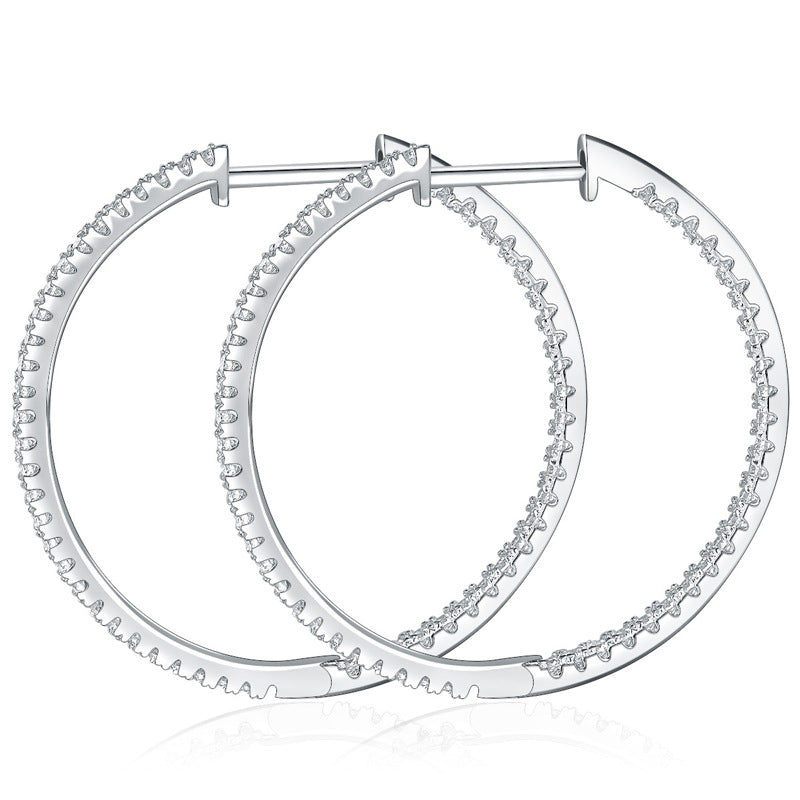 Interstellar Minimalist · All Moissanite Earrings