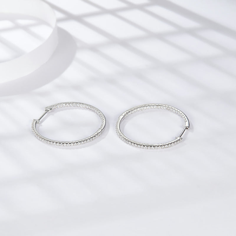 Interstellar Minimalist · All Moissanite Earrings