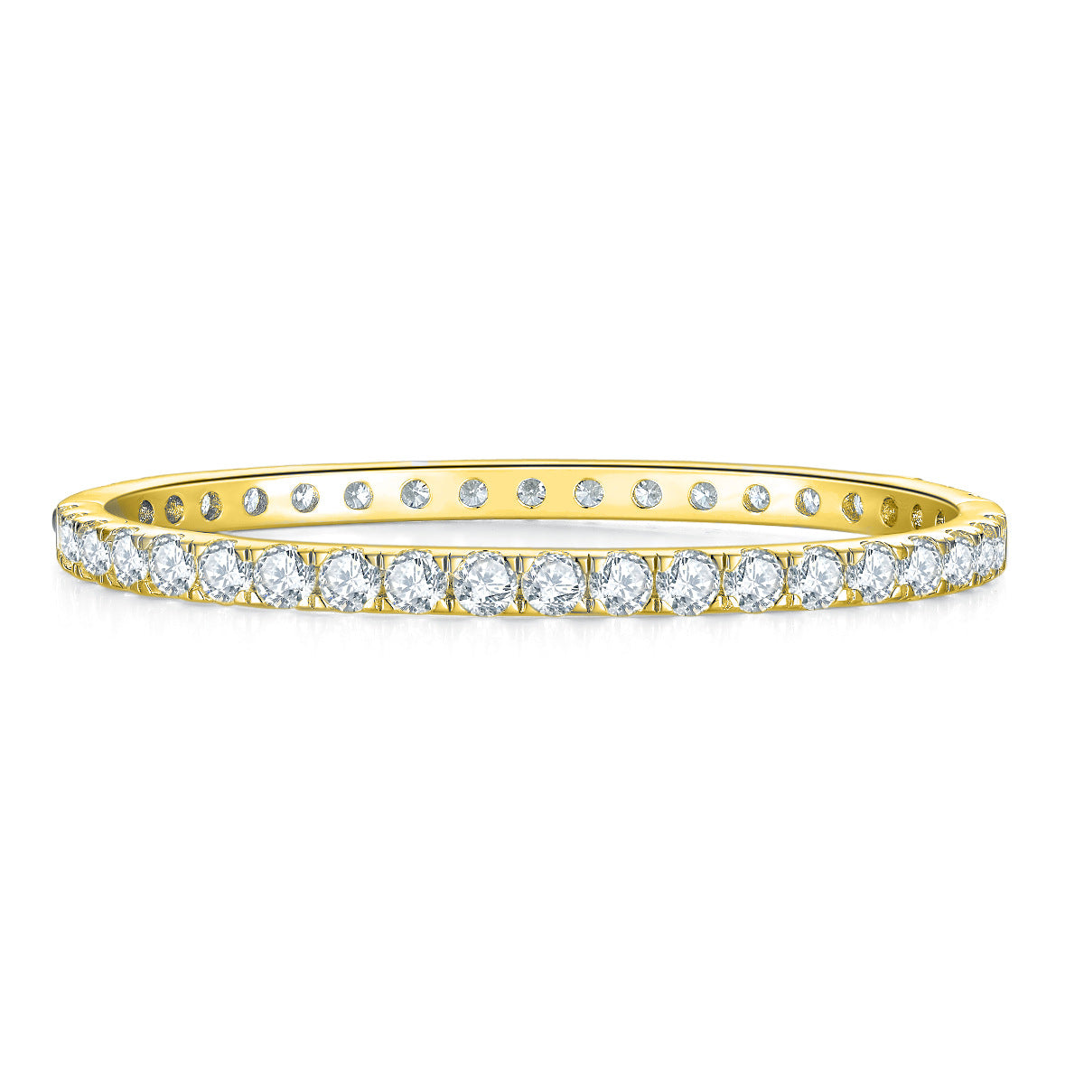 Tri color Aurora Moissanite Bracelet