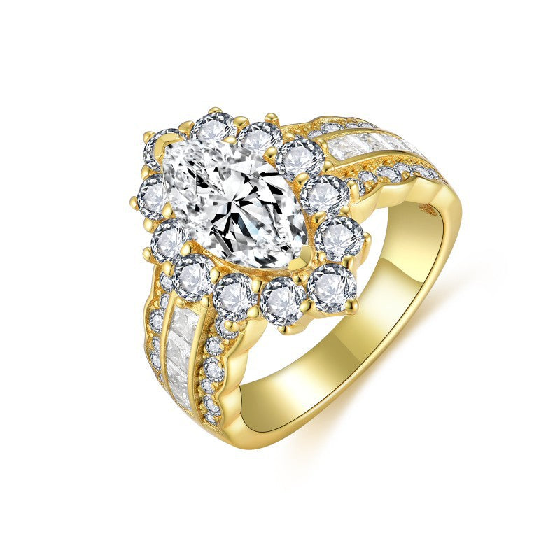 Star River Kiss · Marquise Moissanite Ring