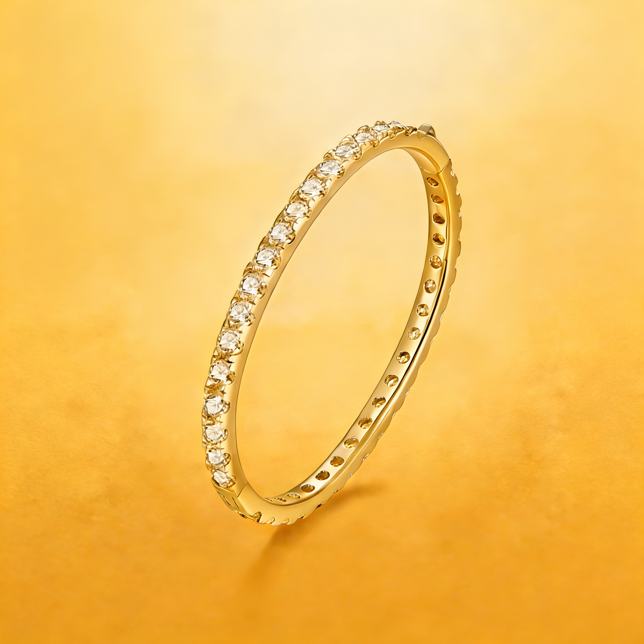 Tri color Aurora Moissanite Bracelet