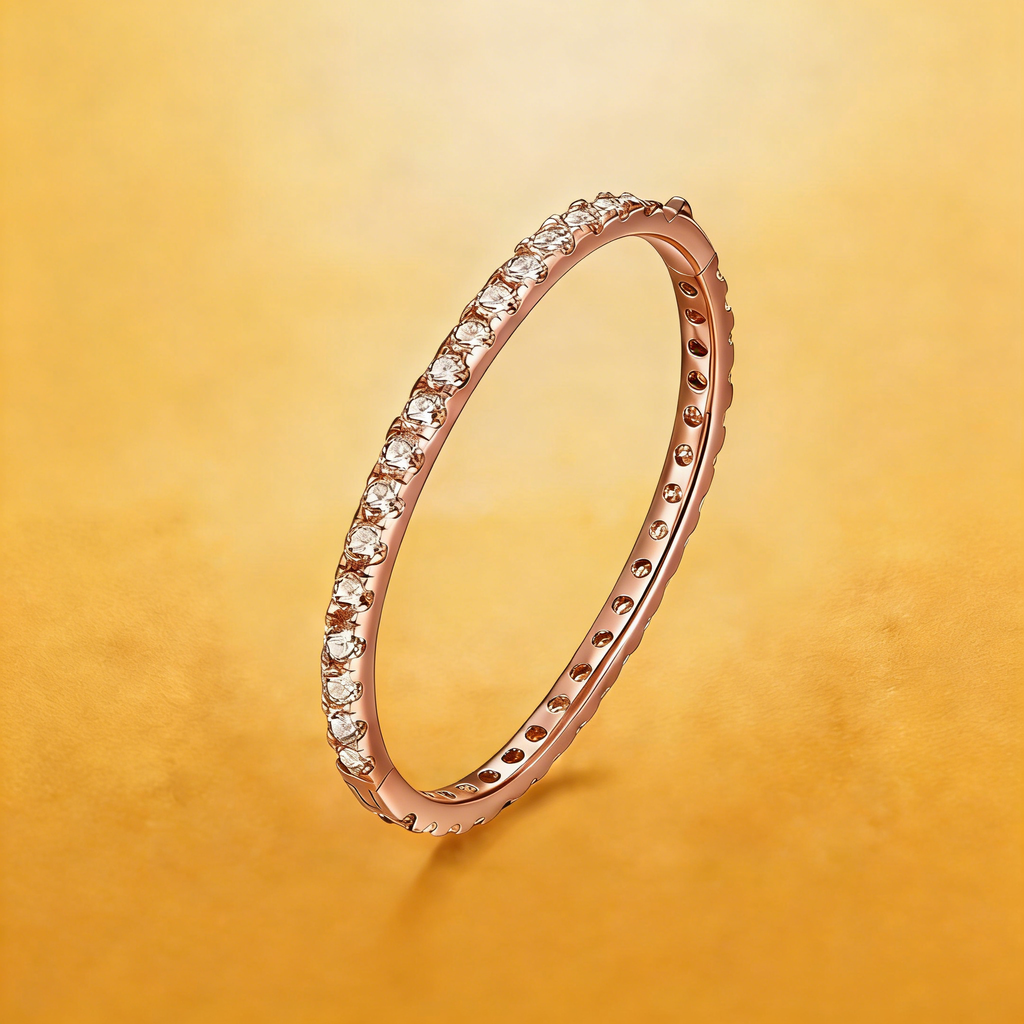 Tri color Aurora Moissanite Bracelet