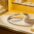 Tri color Aurora Moissanite Bracelet