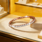 Tri color Aurora Moissanite Bracelet