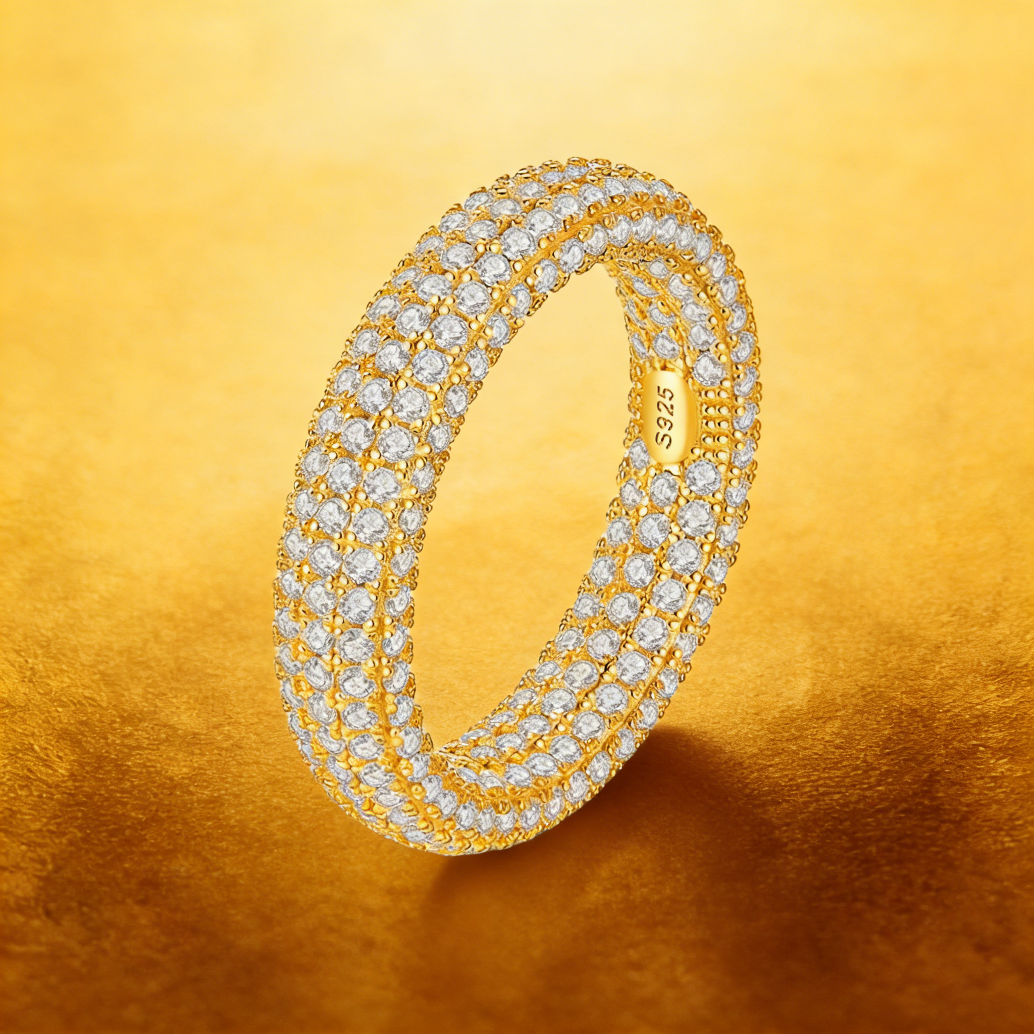 Falling in love at first sight - Full Moissanite Ring