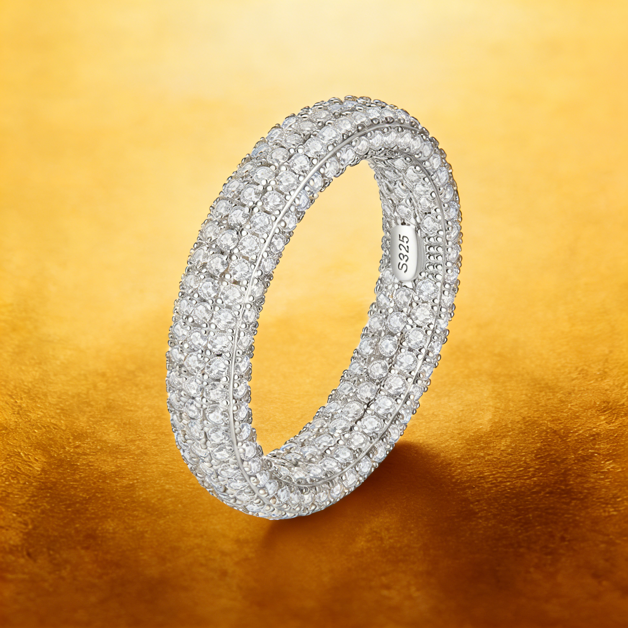 Falling in love at first sight - Full Moissanite Ring