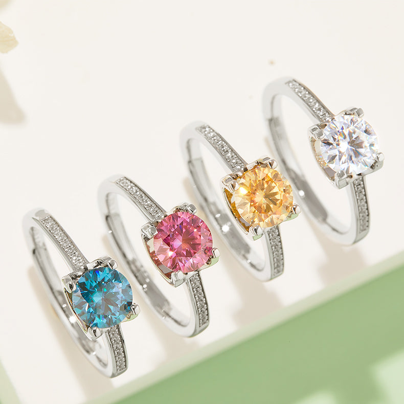 Galaxy Series Moissanite Ring - Minimalist Luxury