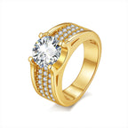 Star River Crown · 3-carat moissanite men's ring