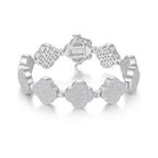 Clover Guardian Moissanite Lucky Bracelet