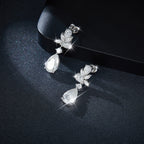 Aurora Teardrops · Luxury all moissanite Earrings