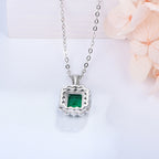 The Wizard of Oz · 2 carat cultivated emerald necklace