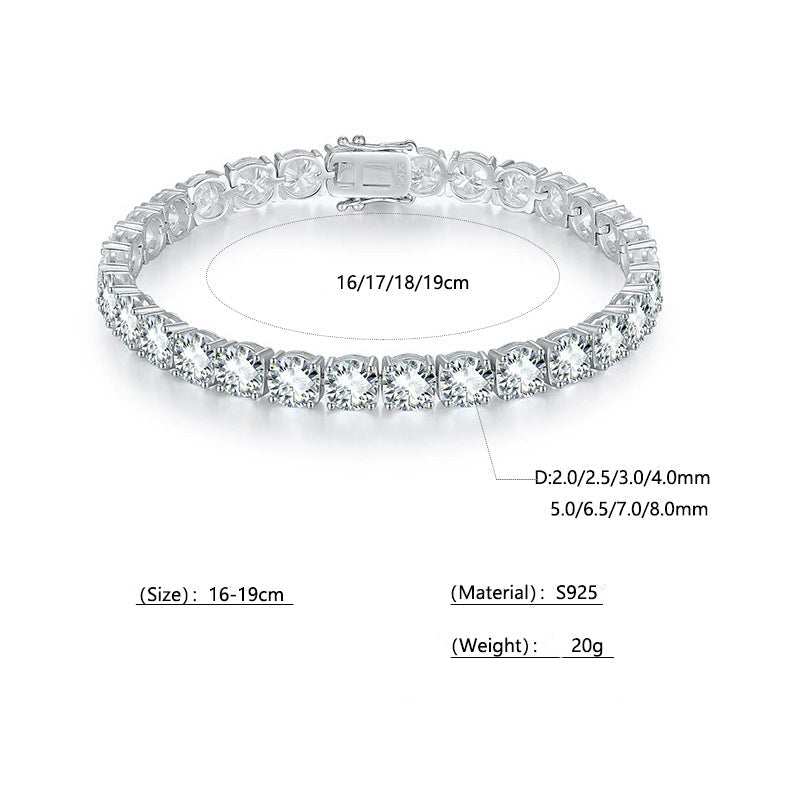 Moissanite Tennis Bracelet