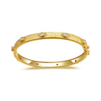 Gilded Gold Star Ring · Silver Plated 18K Gold 0.45 ct Moissanite Bracelet