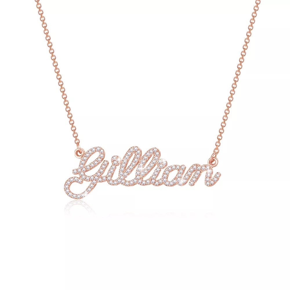 Star River Whisper · DIY Letter Moissanite Necklace