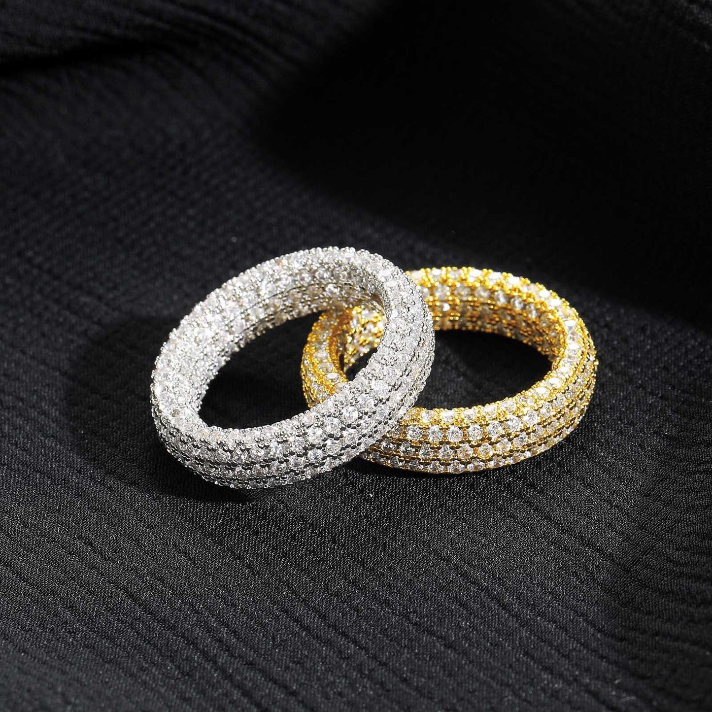 Falling in love at first sight - Full Moissanite Ring