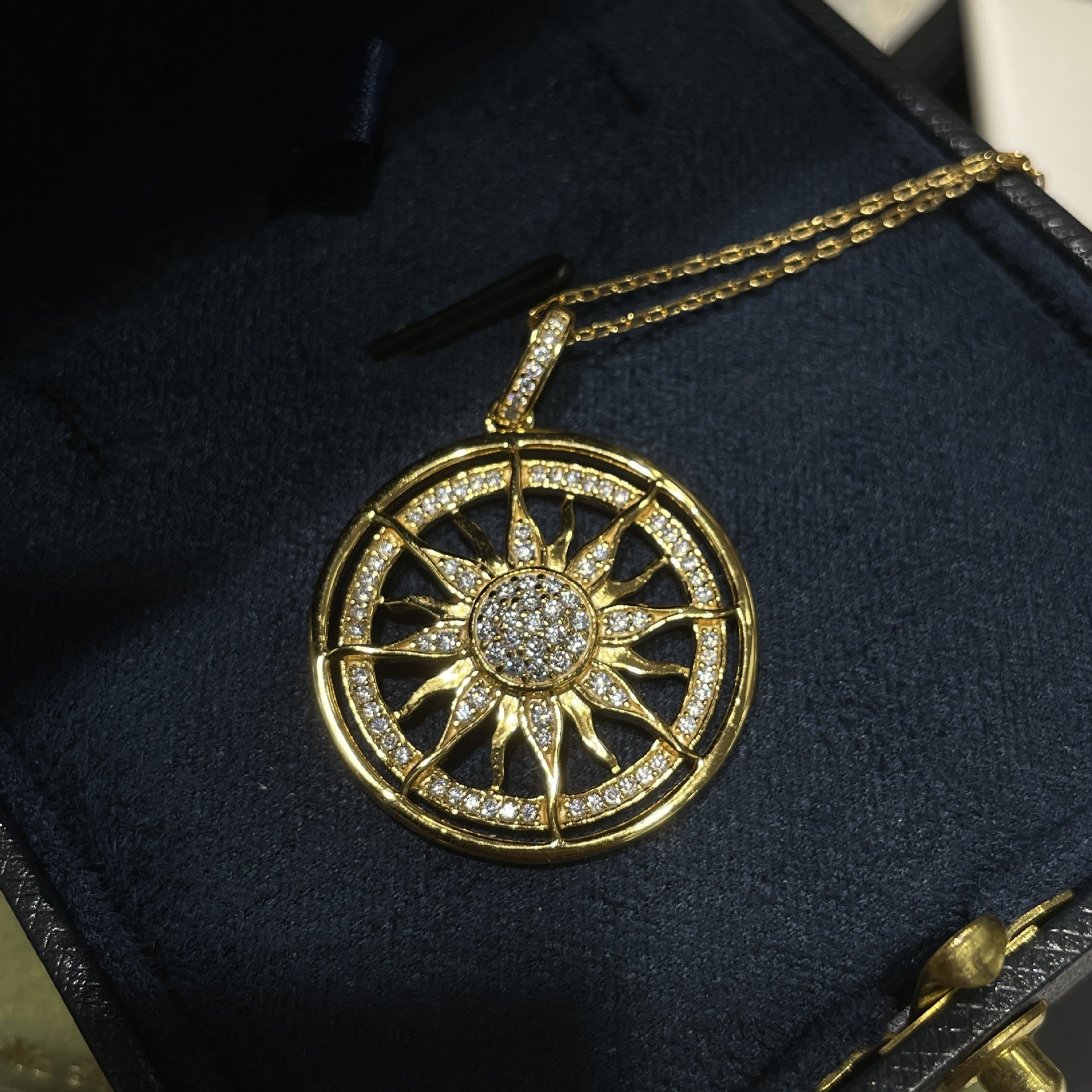 The Miracle of the Sun - Moissanite Necklace