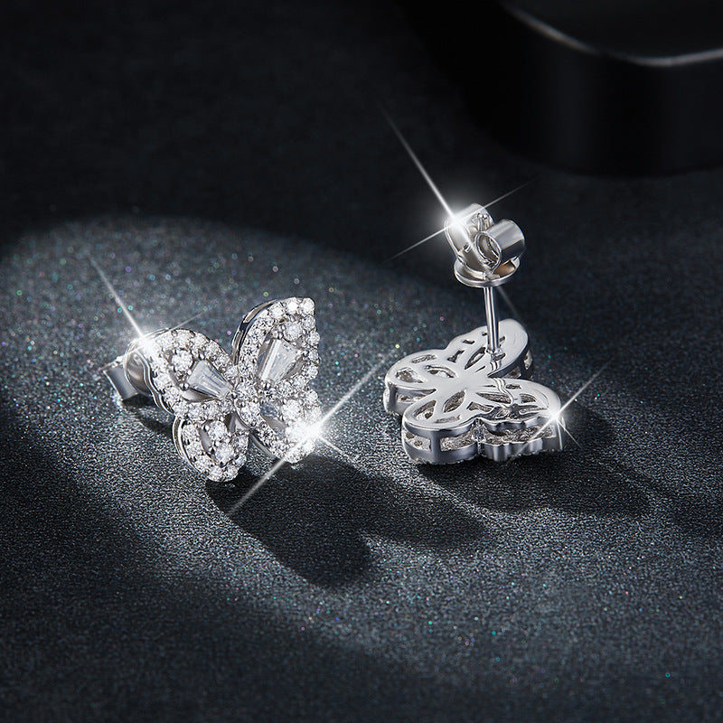Butterfly Dance Star River · Full Moissanite Ear Nails