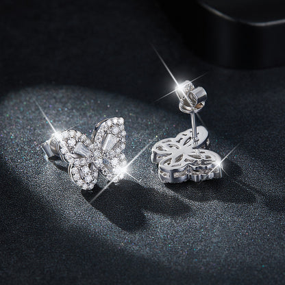 Butterfly Dance Star River · Full Moissanite Ear Nails