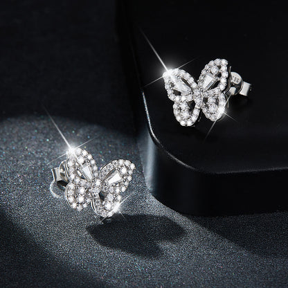 Butterfly Dance Star River · Full Moissanite Ear Nails