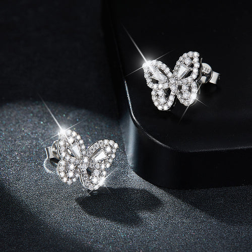 Butterfly Dance Star River · Full Moissanite Ear Nails