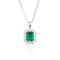 The Wizard of Oz · 2 carat cultivated emerald necklace