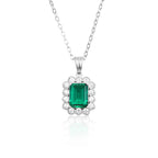 The Wizard of Oz · 2 carat cultivated emerald necklace