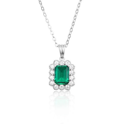 The Wizard of Oz · 2 carat cultivated emerald necklace