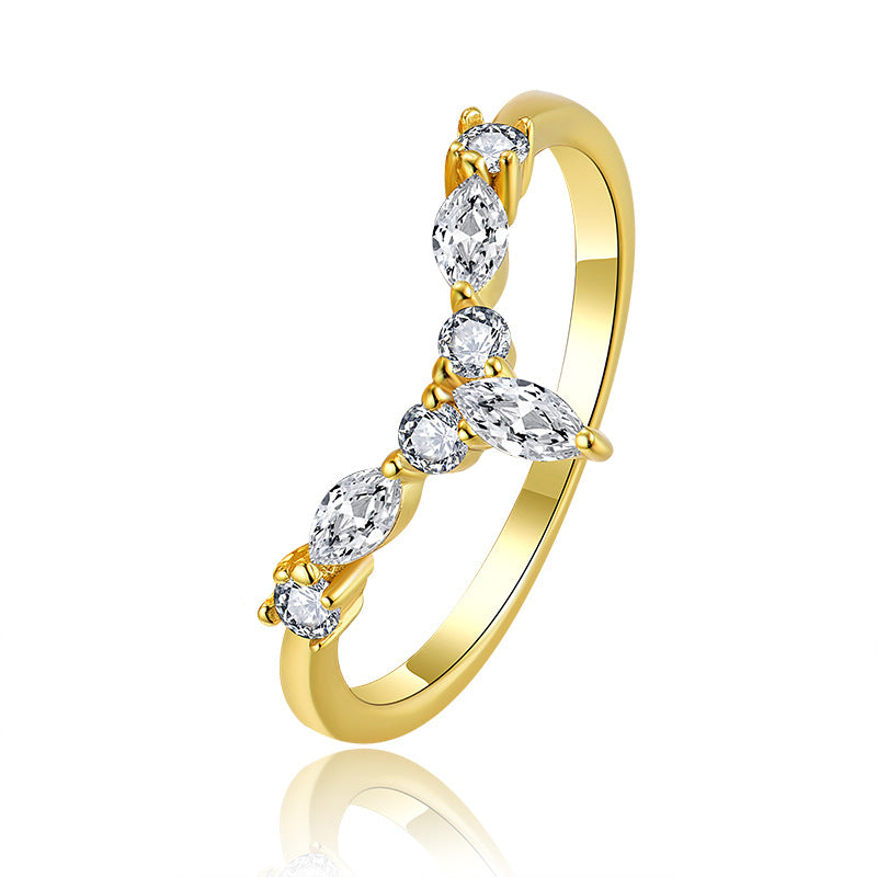 Eternal Kiss - All Moissanite Ring