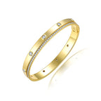Gilded Gold Star Ring · Silver Plated 18K Gold Moissanite Bracelet