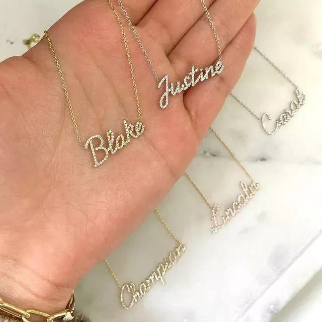 Star River Whisper · DIY Letter Moissanite Necklace