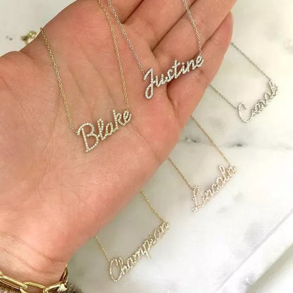 Star River Whisper · DIY Letter Moissanite Necklace