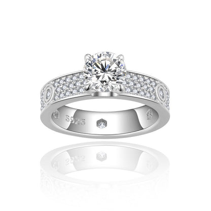 Minimalist Light · 1 Carat Full Moissanite Ring