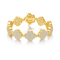 Clover Guardian Moissanite Lucky Bracelet