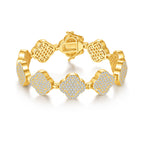 Clover Guardian Moissanite Lucky Bracelet