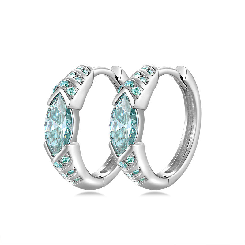 Tears of the Ocean Moissanite Earrings