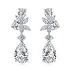 Aurora Teardrops · Luxury all moissanite Earrings