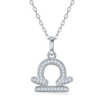 Twelve zodiac signs moissanite necklace