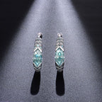Tears of the Ocean Moissanite Earrings