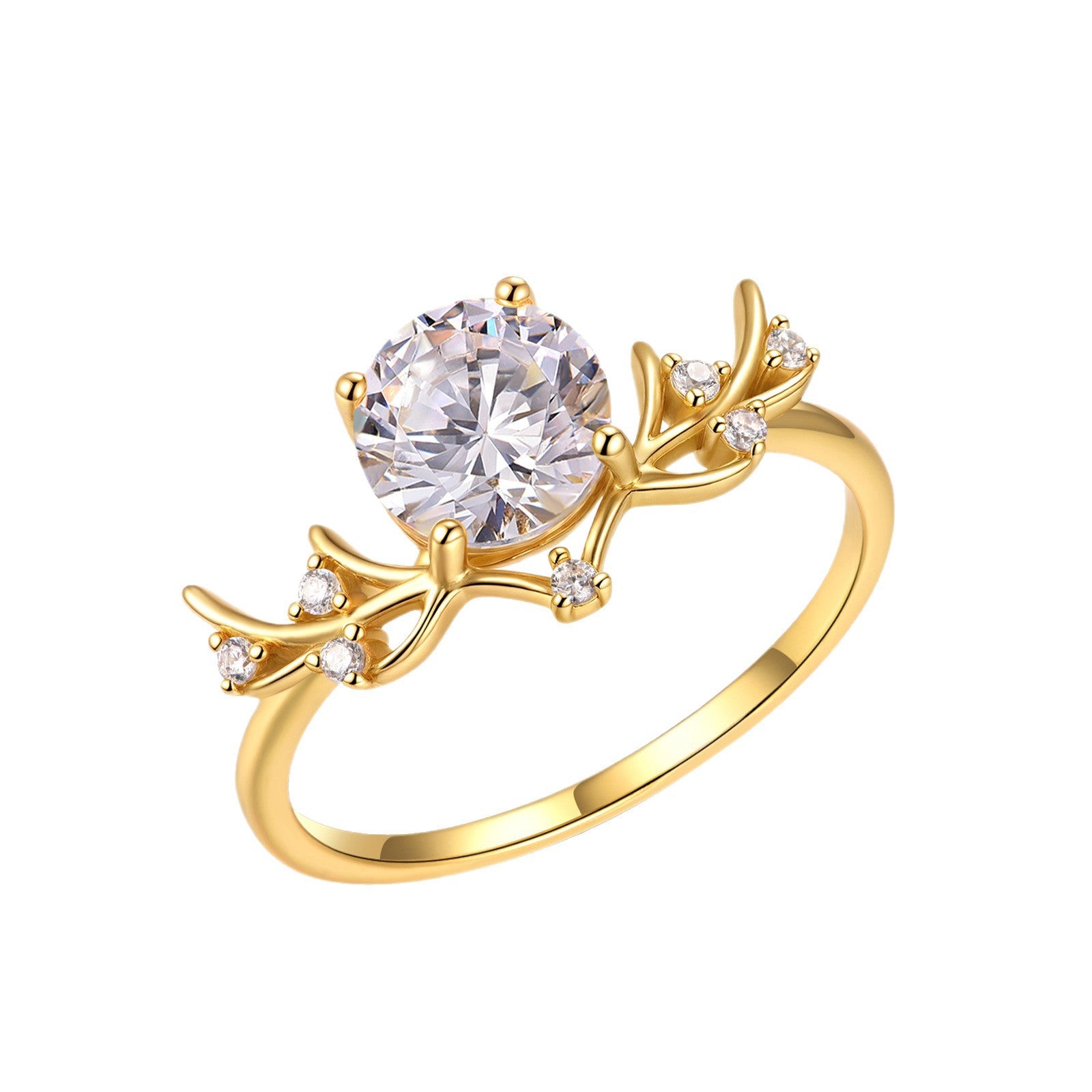 Spirit Deer Star Wish · Moissanite Ring