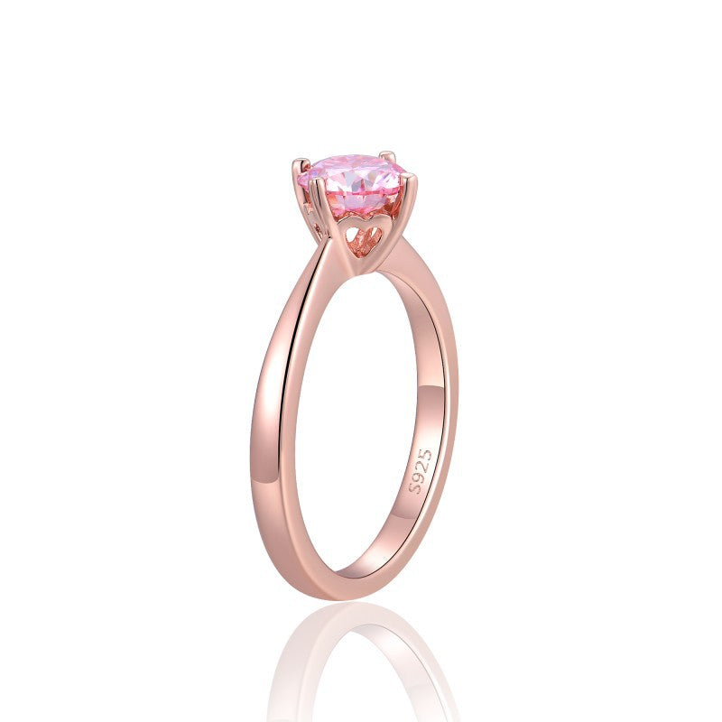 Sakura Blowing Snow · Moissanite Ring
