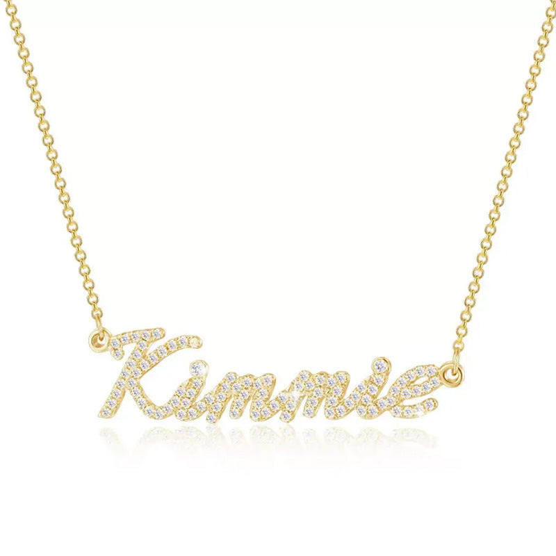 Star River Whisper · DIY Letter Moissanite Necklace