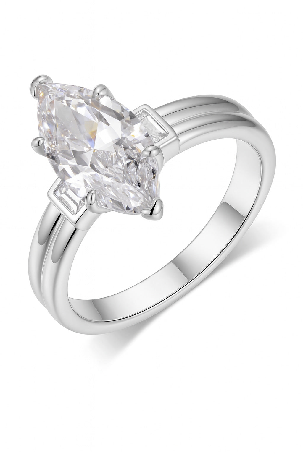 Marquise Moissanite Ring