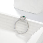 The Wizard of Oz · 1-carat pear shaped moissanite diamond ring