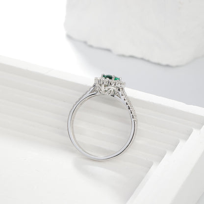 The Wizard of Oz · 1-carat pear shaped moissanite diamond ring