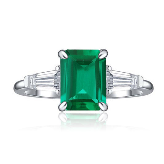 Princess cuts 2 carats to cultivate colored gemstones