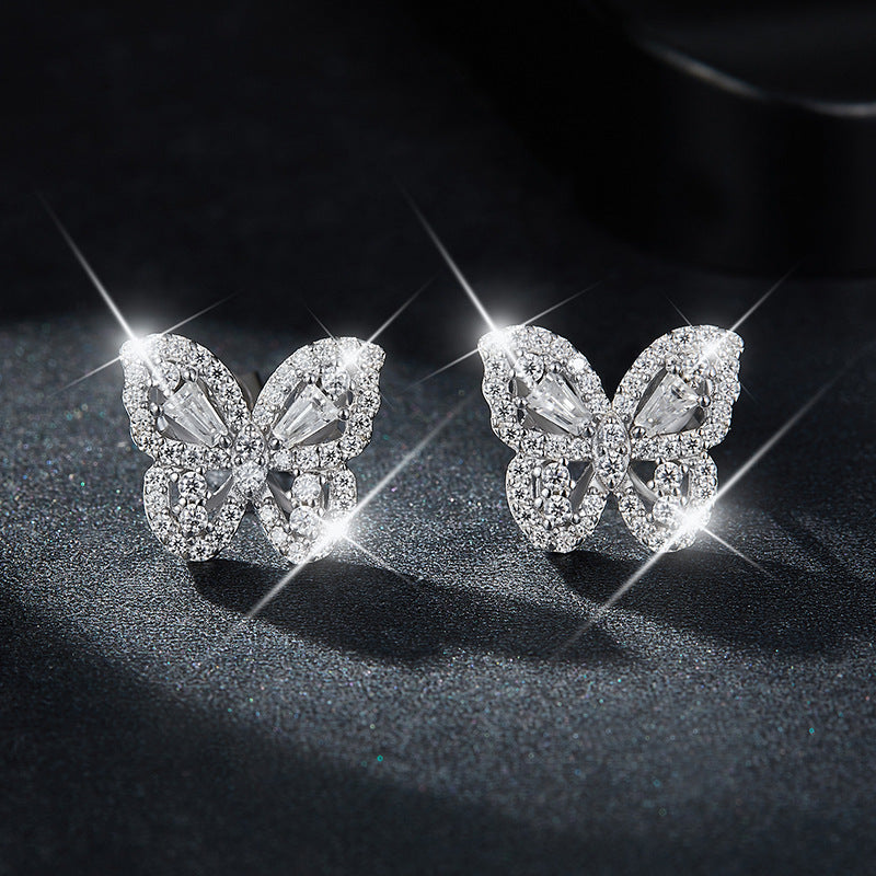 Butterfly Dance Star River · Full Moissanite Ear Nails
