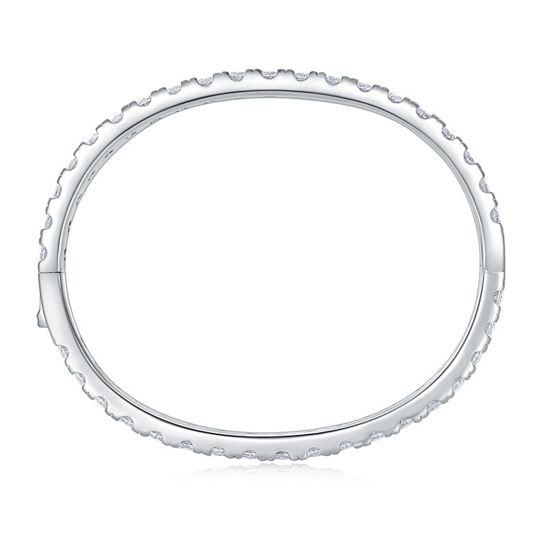 Tri color Aurora Moissanite Bracelet